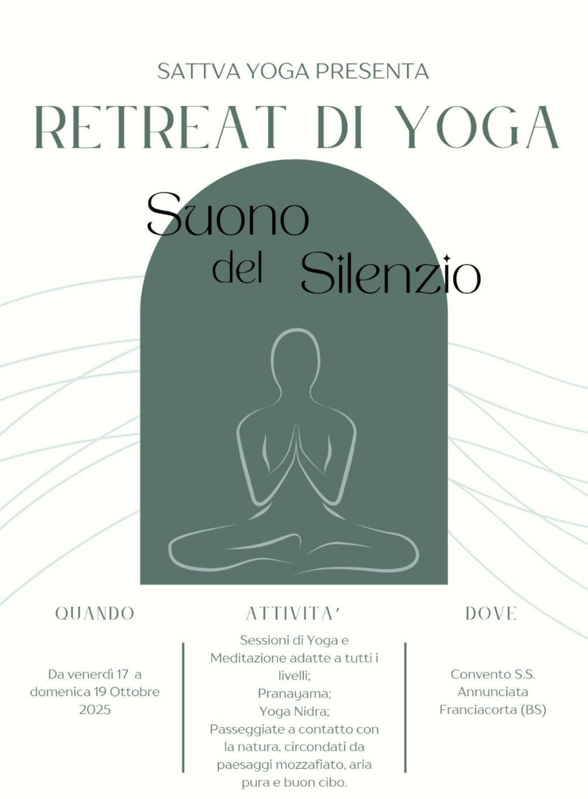 Retreat d'Autunno: 17-19 Ottobre 2025 Franciacorta (BS)