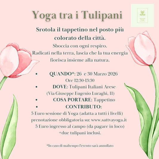 Yoga tra i tulipani